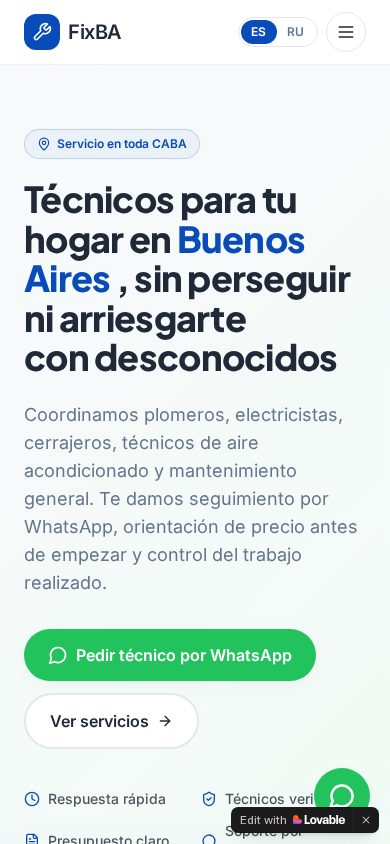 FixBA mobile